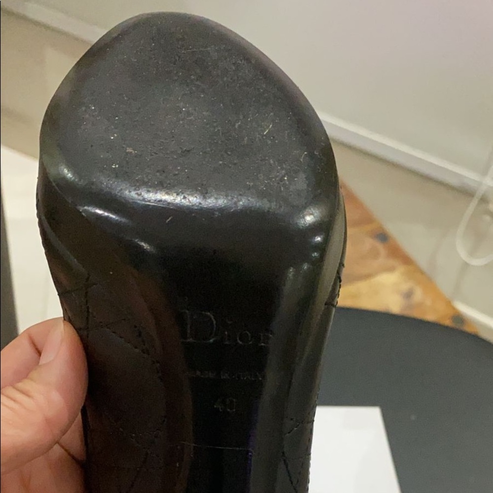 Dior Black Sandals size 40.